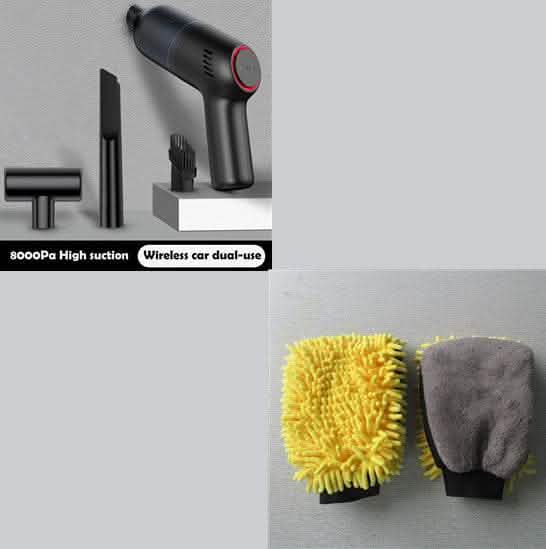 Mini Fashion Car Vacuum - High-Power Portable Cleaner - Vezir