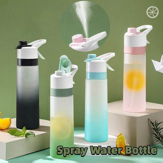 Spray Water Bottle - Large Capacity Outdoor Sports Fitness Cup - Vezir