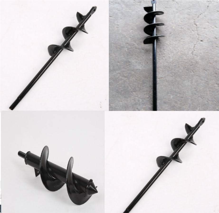 Rechargeable Garden Auger Drill Bit - Twist Pit Digging Tool - Vezir