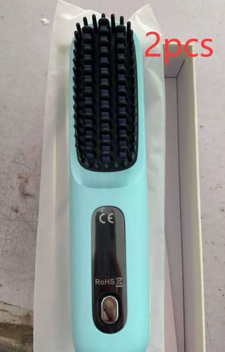 2-in-1 Wireless Hair Straightener - USB Charging Hot Curler - Vezir