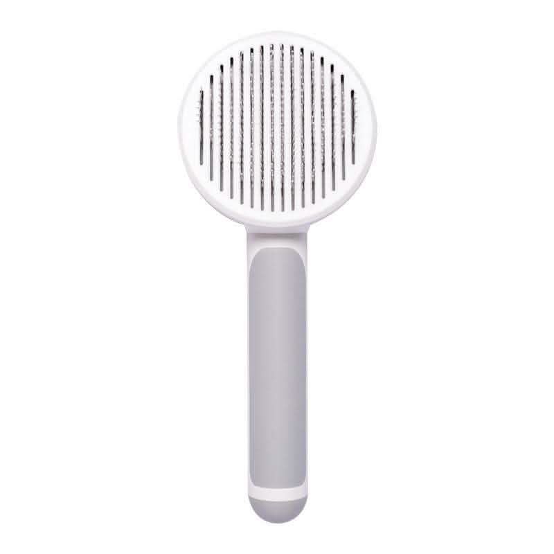 Self-Cleaning Pet Cat Brush - Steel Wire Hair Removal Comb - Vezir