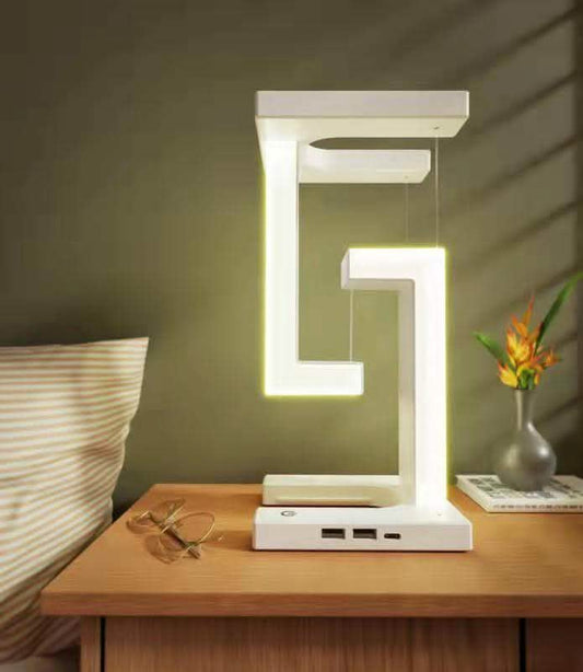 Wireless Charging Floating Lamp - Smart Suspension Table Light - Vezir