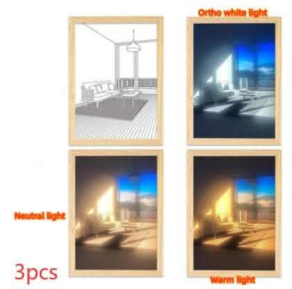 Illuminated LED Picture Light - Sunshine Simulation Night Lamp - Vezir