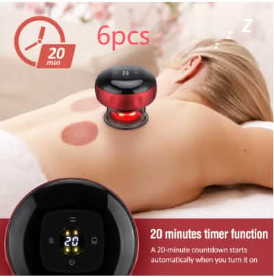 Electric Vacuum Cupping Massager for Anti-Cellulite Therapy
