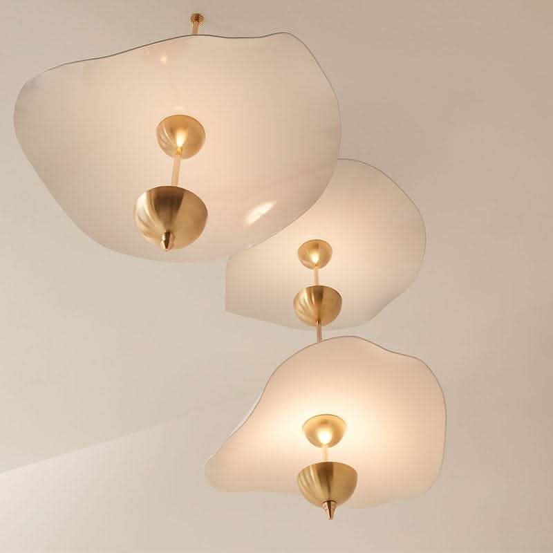 Acrylic Lotus Leaf Chandelier - Modern Window Light Fixture - Vezir