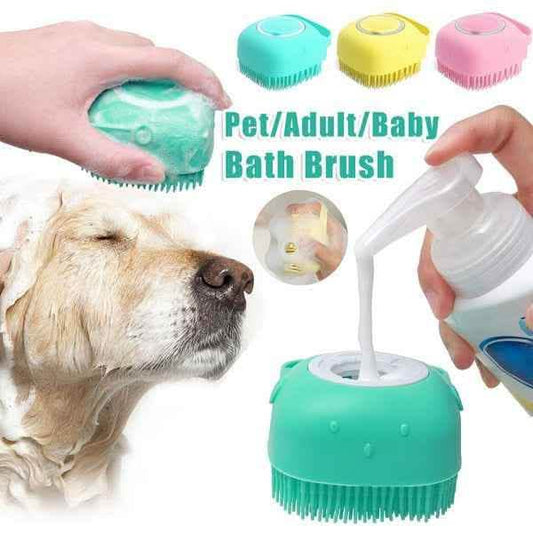 Elite Silicone Bath Massage Gloves - Professional Pet Grooming - Vezir