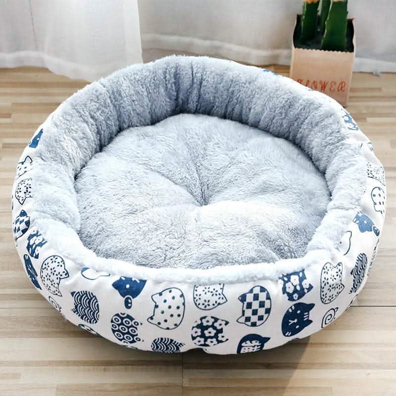 Pet Litter Pad - Round Cotton Padded Mat for Dogs & Cats - Vezir