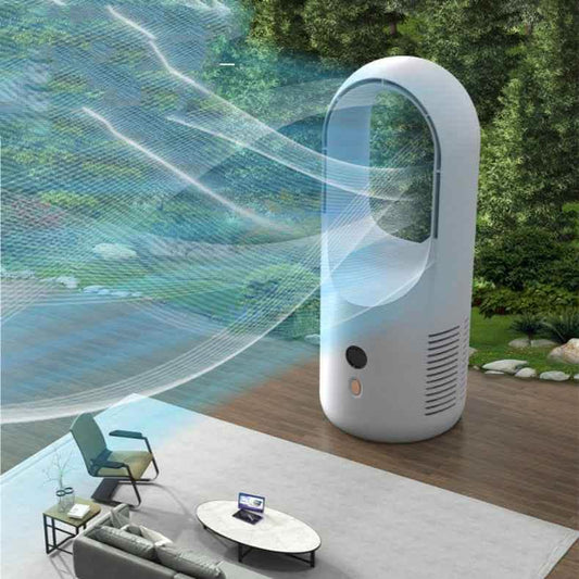 Elite Bladeless Fan Cooler - USB Rechargeable Silent 360° System - Vezir