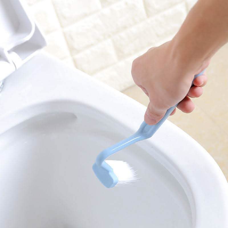 Curved Toilet Brush - Long Handle Gap Cleaning Tool - Vezir
