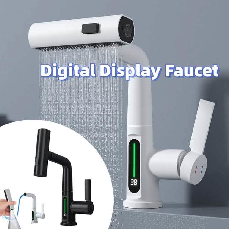 Smart Digital Display Faucet - Temperature Control Basin Tap - Vezir