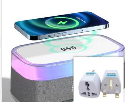 Smart Multifunctional Alarm Clock - Bluetooth Speaker Wireless Charger - Vezir