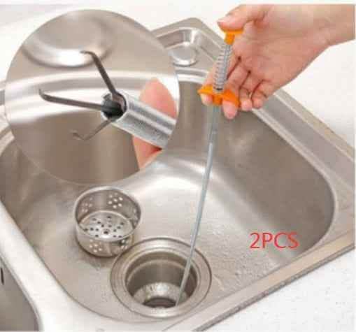 60CM Drain Clog Remover - Spring Pipe Dredging Tool - Vezir