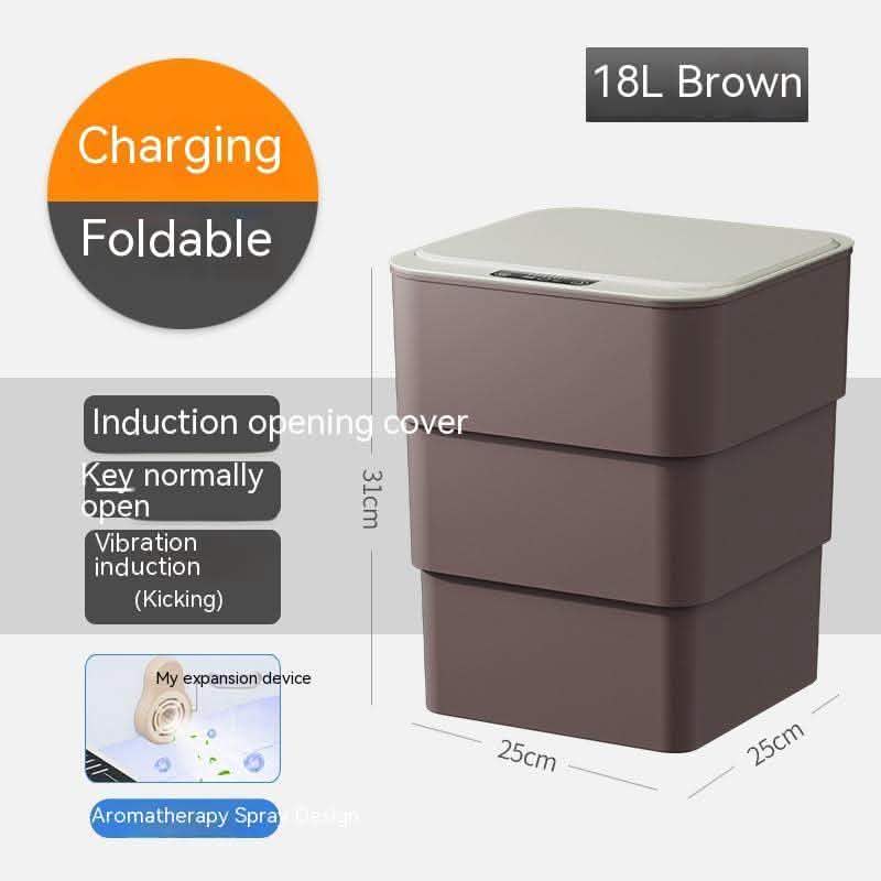 Smart Automatic Trash Can - Induction Lid Storage Box - Vezir