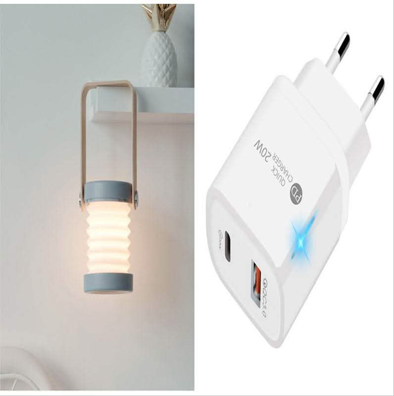 Foldable Touch LED Reading Light - USB Rechargeable Lantern - Vezir