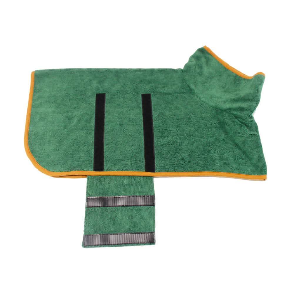 Absorbent Pet Bathrobe - Microfiber Waist-Wrapped Dog Towel - Vezir