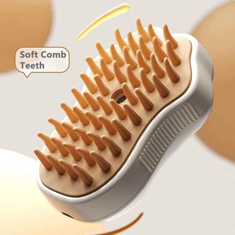 Elite 3-in-1 Steam Pet Brush - Professional Grooming - Vezir
