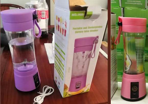 Portable USB Blender - Rechargeable Mini Kitchen Fruit Juicer - Vezir