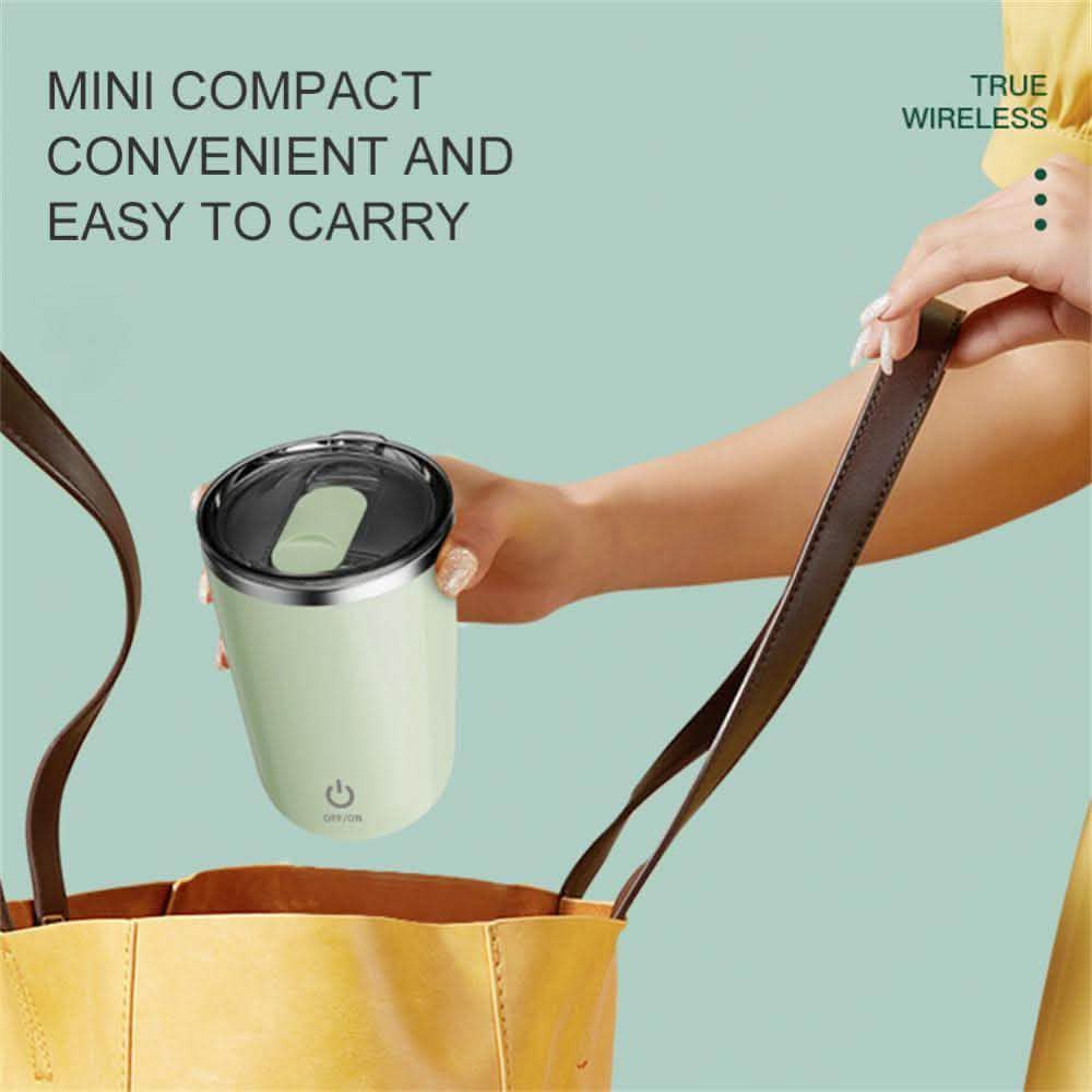 350ml Automatic Self Stirring Mug - Electric Magnetic Coffee Cup - Vezir