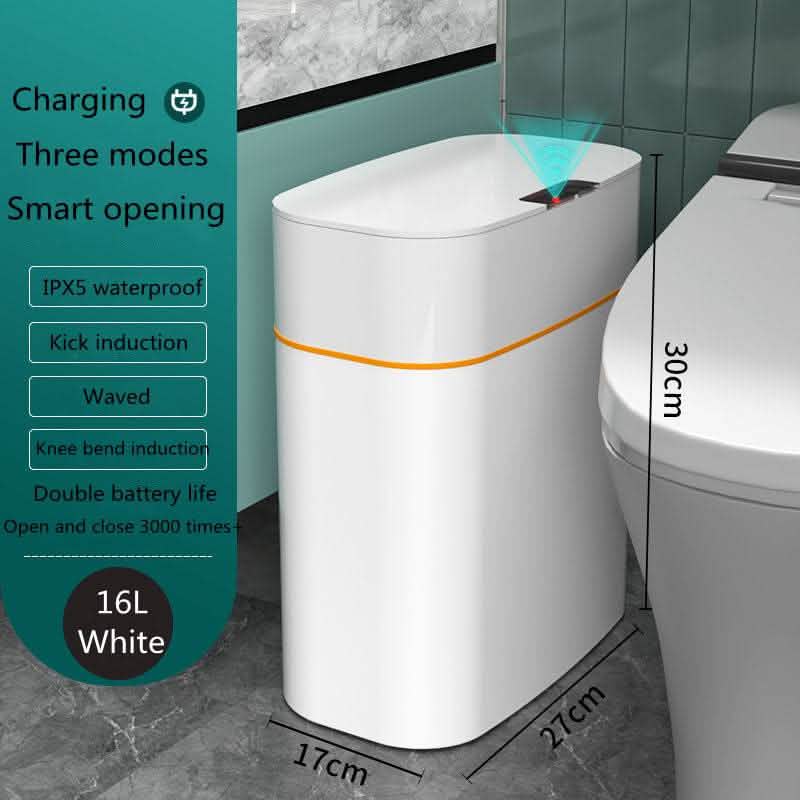 Smart Automatic Trash Can - Induction Lid Storage Box - Vezir