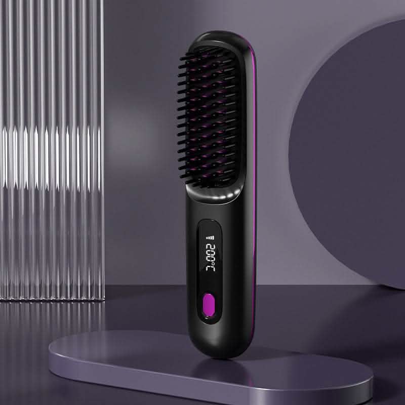 2-in-1 Wireless Hair Straightener - USB Charging Hot Curler - Vezir