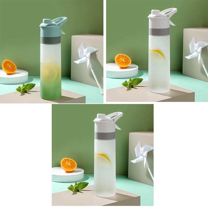Spray Water Bottle - Large Capacity Outdoor Sports Fitness Cup - Vezir