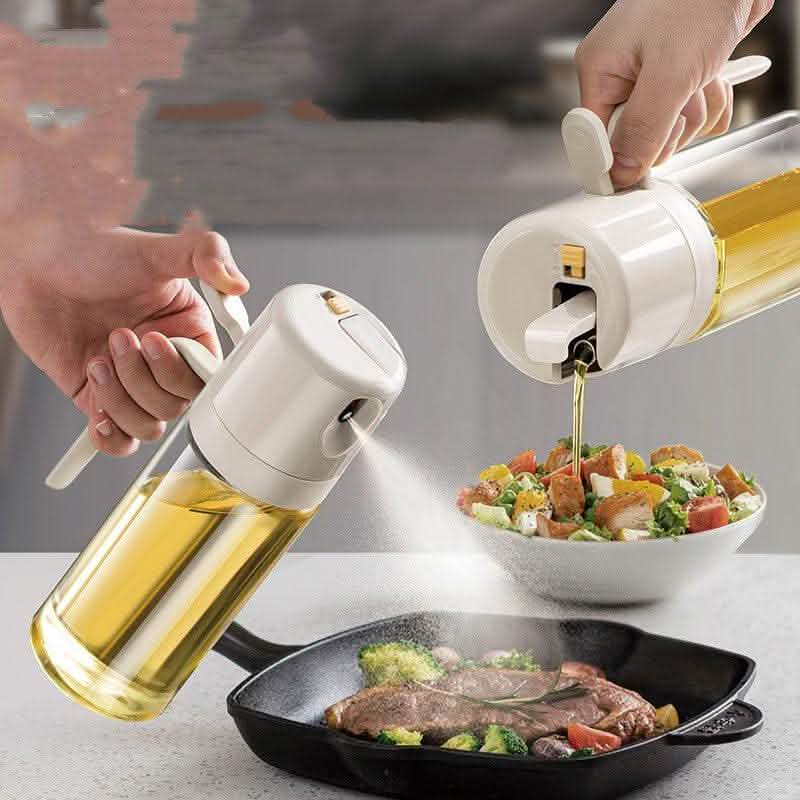 2-in-1 Oil Sprayer Bottle - BBQ Cooking Oil Dispenser - Vezir