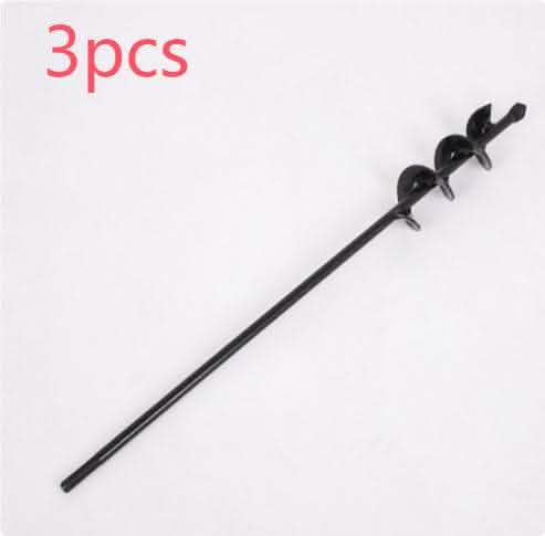 Rechargeable Garden Auger Drill Bit - Twist Pit Digging Tool - Vezir