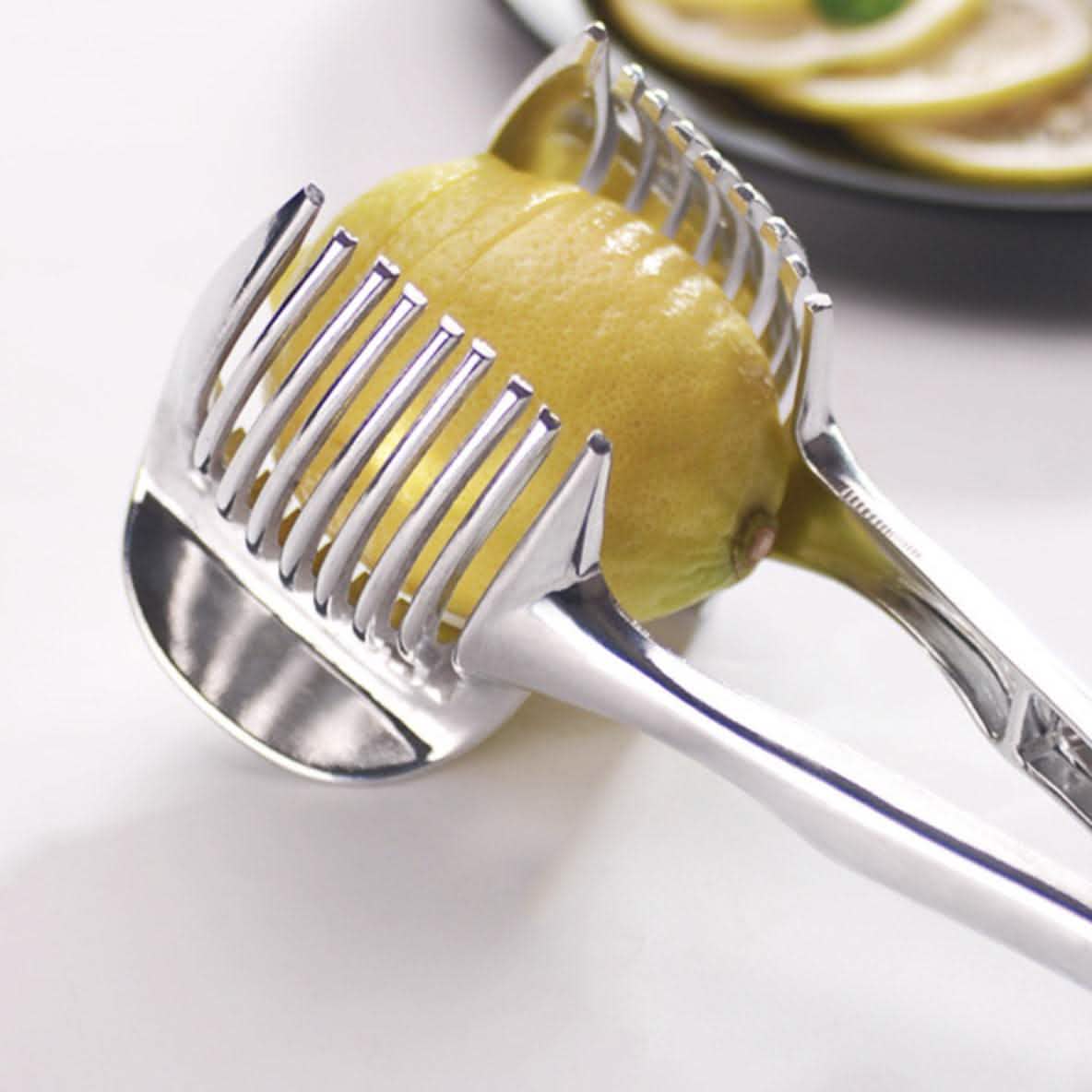 Lemon Slicer Tool - Premium Citrus Cutting Kitchen Gadget - Vezir