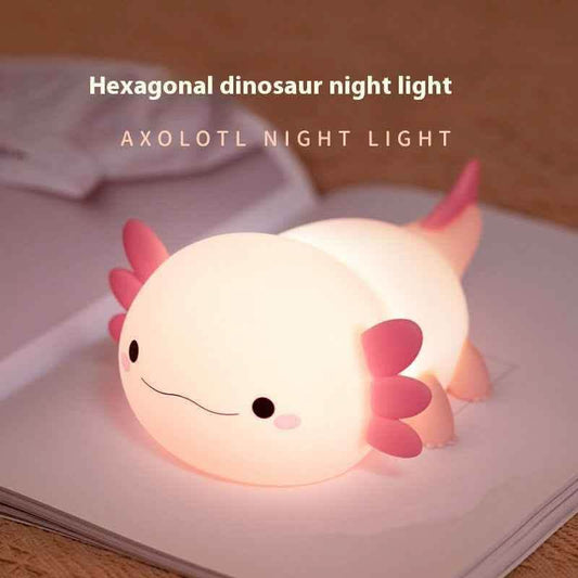 Elite Hexagonal Dinosaur Night Light - USB Rechargeable Silicone - Vezir