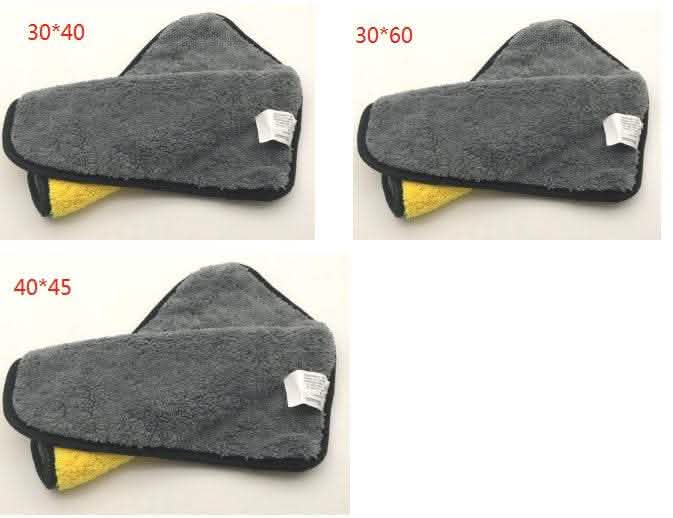 Dual-Sided Car Wash Towel - Microfiber Cleaning Cloth - Vezir