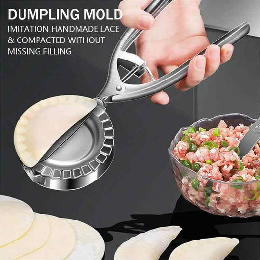 Stainless Steel Dumpling Maker - Professional Kitchen Press Tool - Vezir