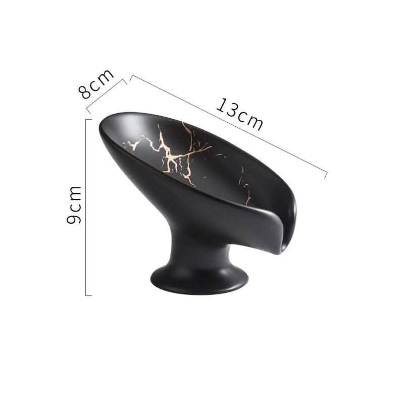 Luxury Ceramic Soap Dish - Drain Box Storage Container - Vezir