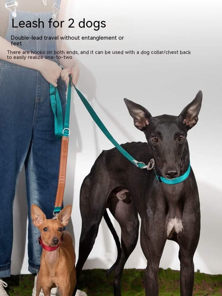 Hands-Free Dog Leash - Large Dogs Knitted Belt Traction Rope - Vezir