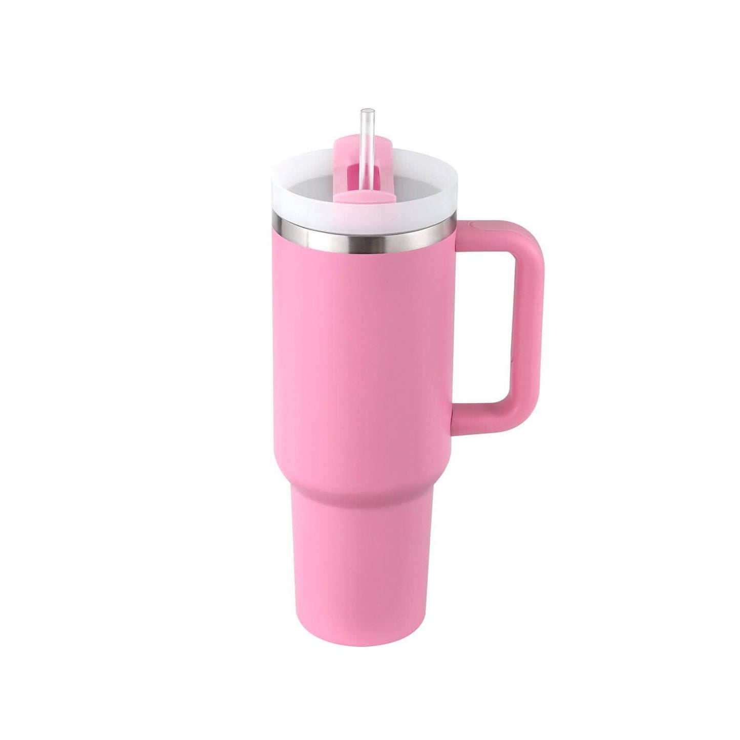 40oz Insulated Tumbler - Stainless Steel Travel Mug with Handle - Vezir