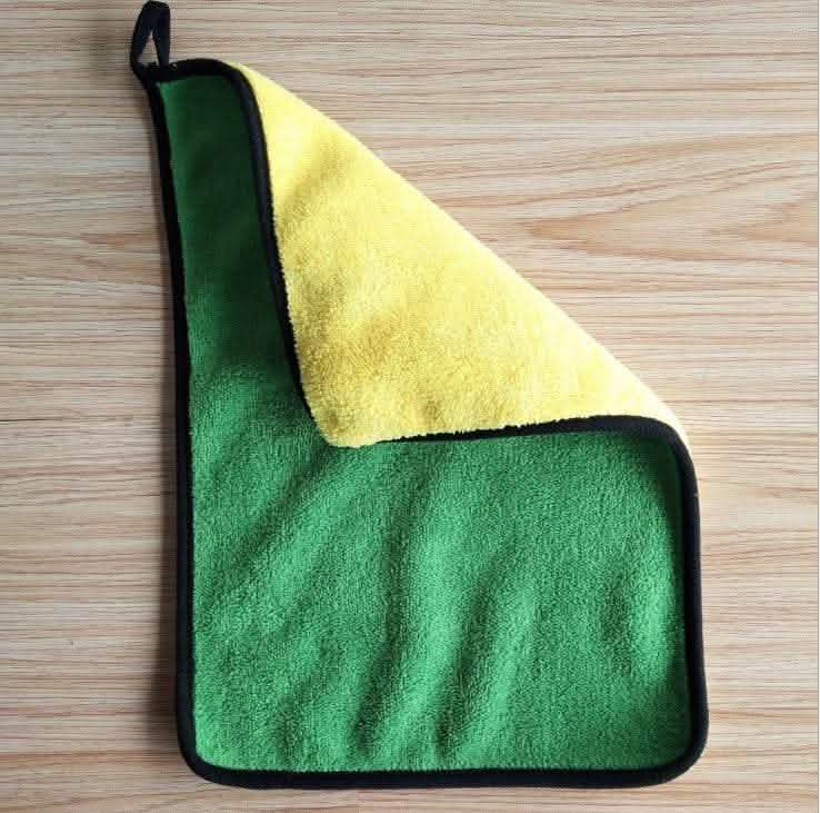 Dual-Sided Car Wash Towel - Microfiber Cleaning Cloth - Vezir