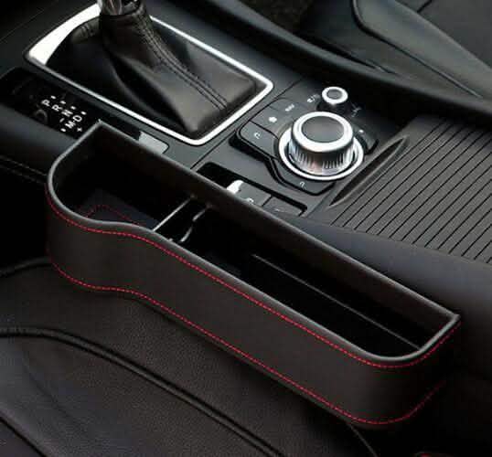Car Storage Box - Leather Plastic Organizer Container - Vezir