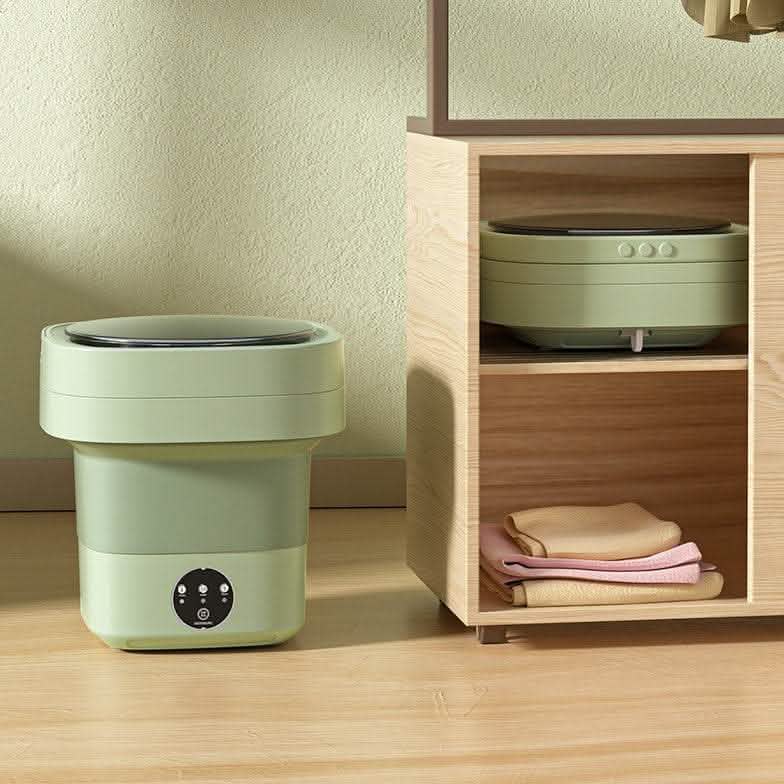 Mini Foldable Washing Machine - Portable Spin Dry Laundry - Vezir