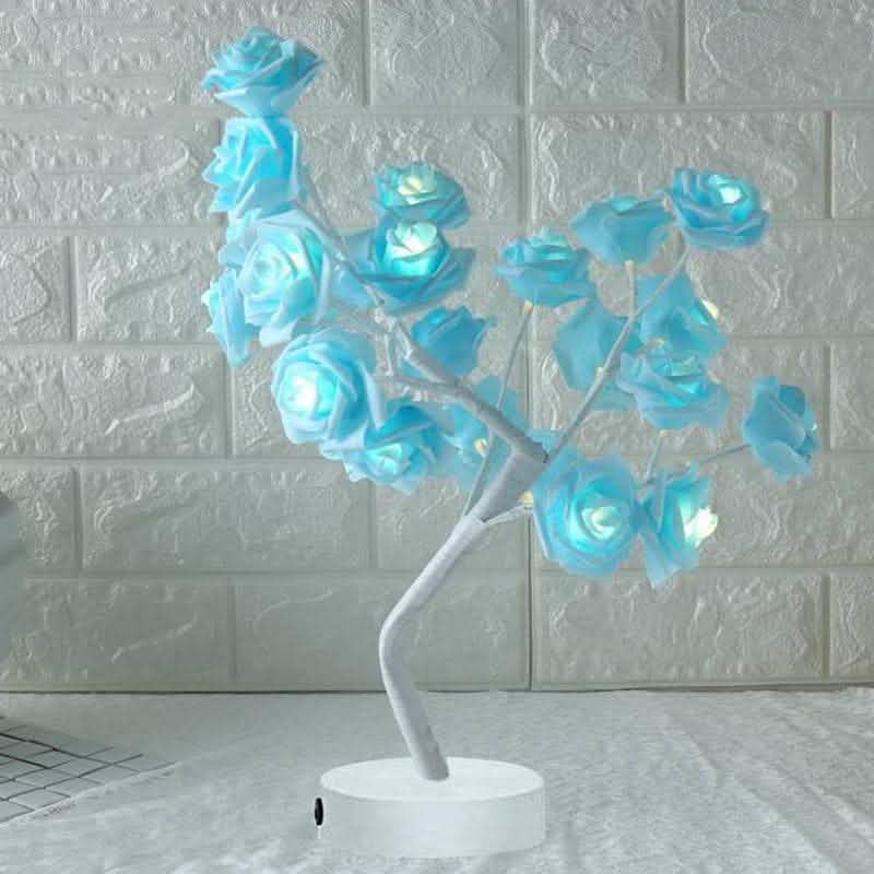 Rose Flower LED Lamp - USB Battery Bonsai Tree Night Light - Vezir