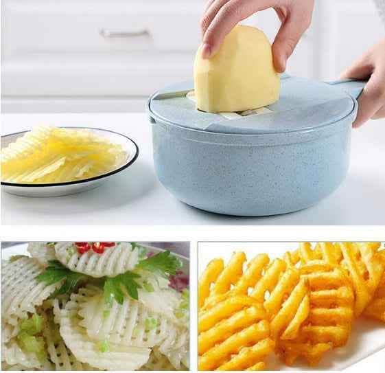 Elite 8-in-1 Mandoline Slicer - Professional Culinary System - Vezir