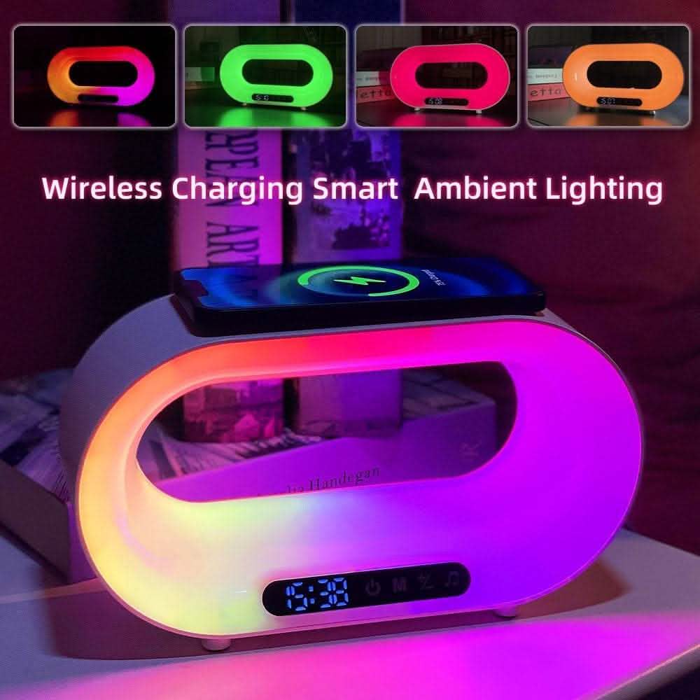 3-in-1 LED Night Light - APP Control RGB Wireless Charger - Vezir