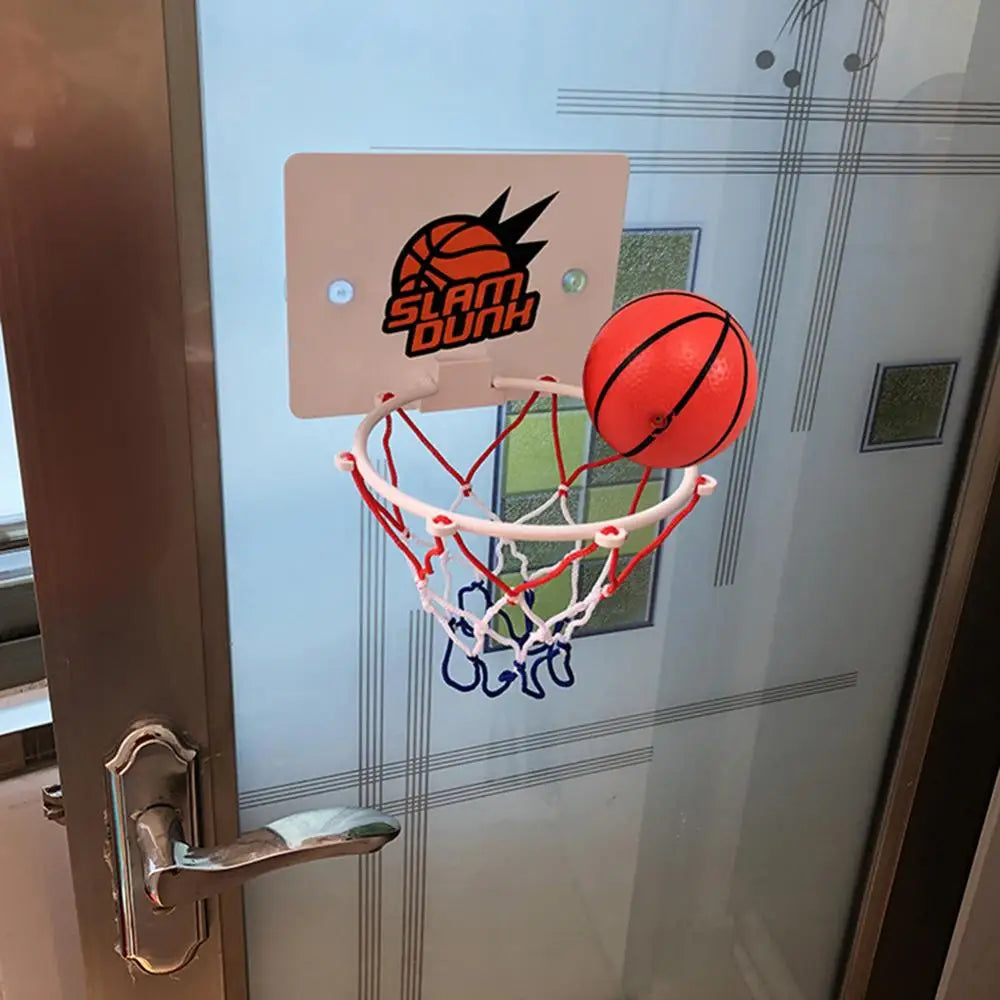 Mini Basketball Hoop Portable Funny Indoor Home Toy Stand Set for Kids Adults