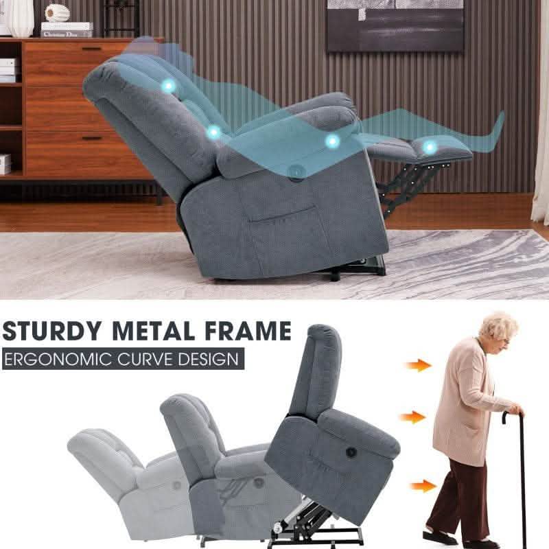 Electric Massage Recliner - Multi-Functional Living Room Chair - Vezir