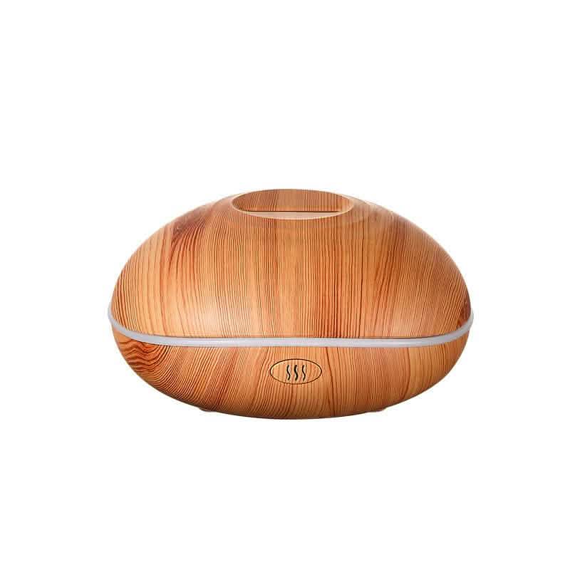 Wood Grain Flame Humidifier - Colorful Aromatherapy Diffuser - Vezir