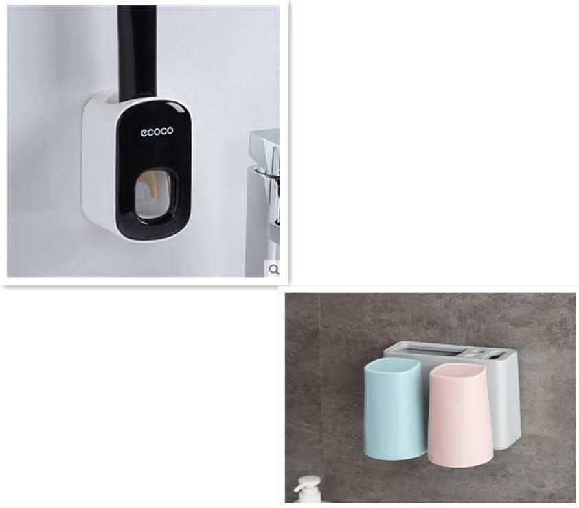 Automatic Toothpaste Dispenser - Wall Mount Bathroom Set - Vezir