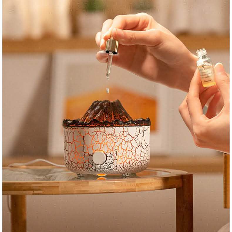 Creative Volcano Humidifier - Jellyfish Flame Aromatherapy - Vezir