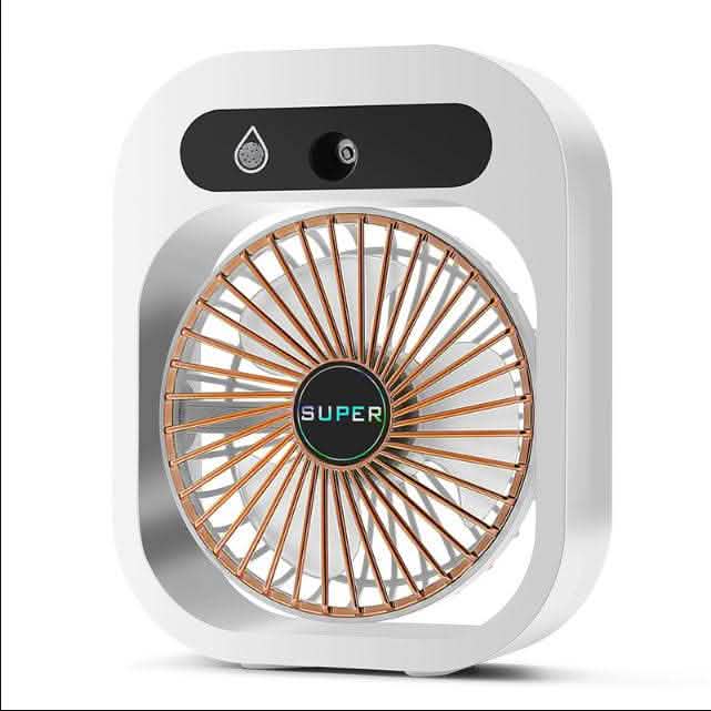 USB Rechargeable Misting Fan - 3-Speed Air Cooler Humidifier - Vezir