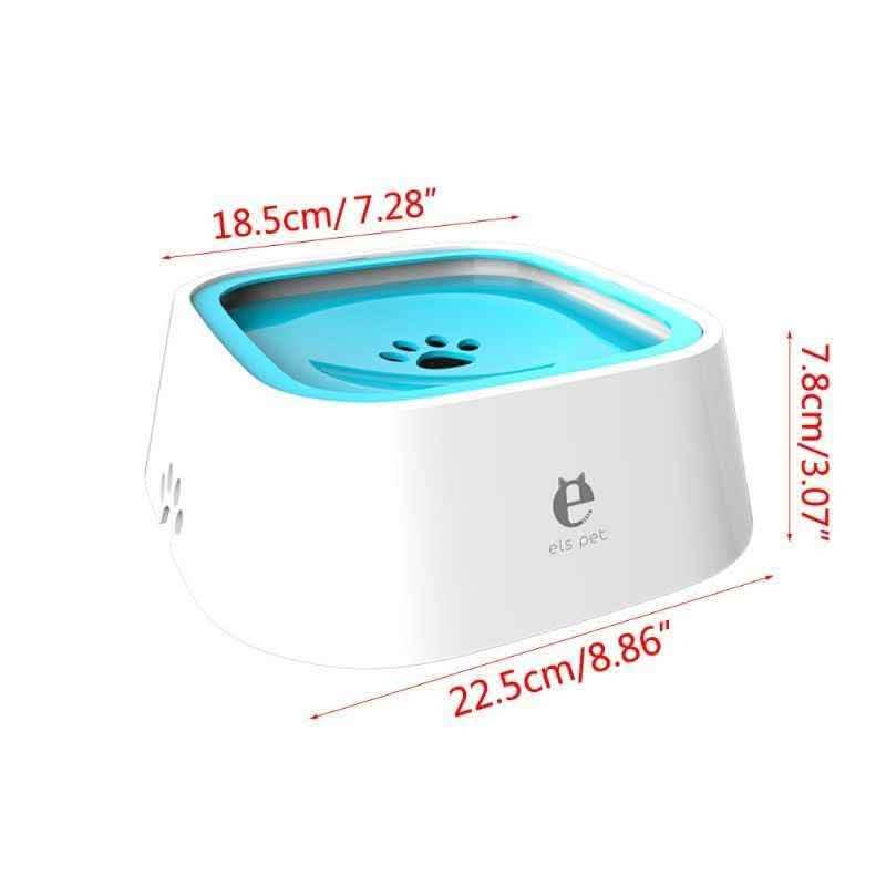 Splash-Proof Floating Dog Bowl - 1.5L Portable Pet Feeder - Vezir