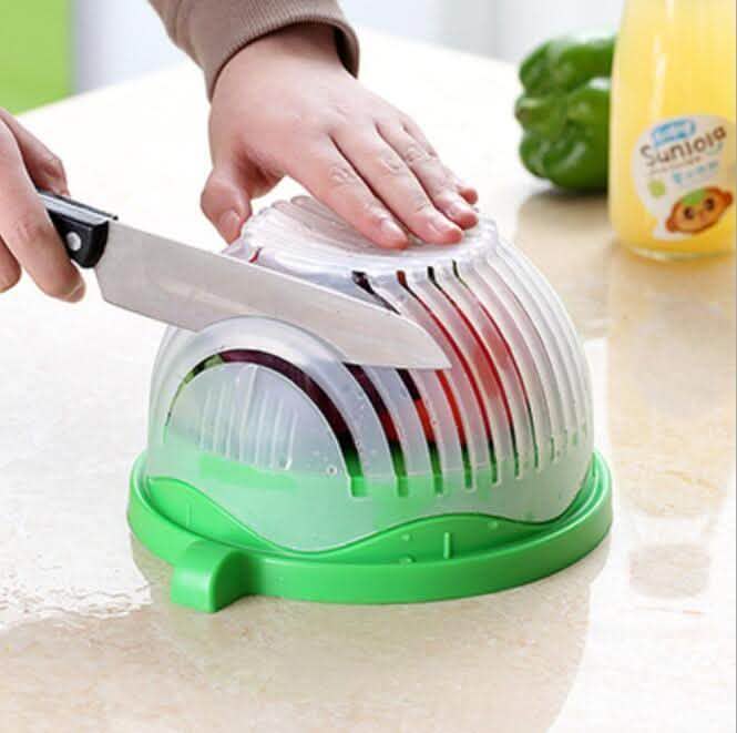 Creative Salad Cutter - Fruit Vegetable Chopping Tool - Vezir