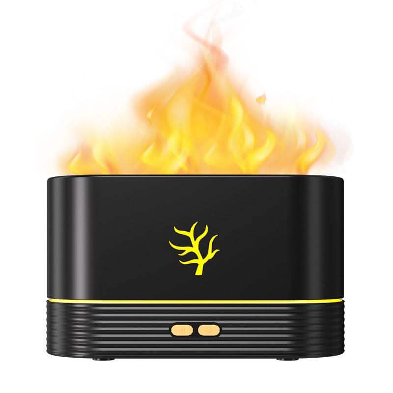 Flame Aroma Diffuser - Ultrasonic Mist Maker LED Lamp - Vezir