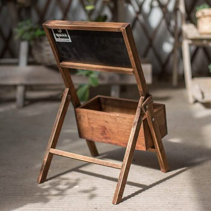 Solid Wood Garden Flower Box - Decorative Planter Container - Vezir